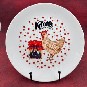COLLECTOR'S PLATE OF KNOTT'S FARM HAND DECORATED, VINTAGE, JAPAN, 8.5 inch